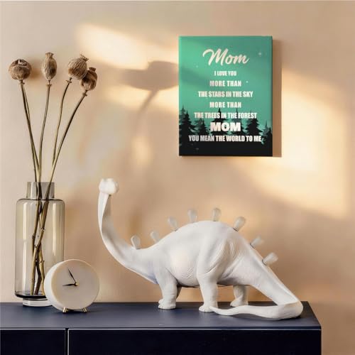 RTVJTERQ Mom Canvas Wall Art, I Love You More Than Stars & Trees Nature Quote Print, Great Gift for Mom, Ready to Hang 8x10 Inches - color: Quote 25