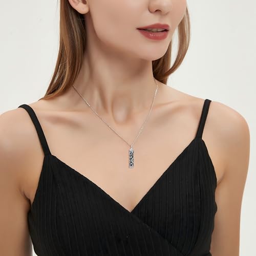 Flower Cute Animal Sterling Silver Pendant Urn Ashes Necklace for Women BF0709 - color: C *A Dragonfly