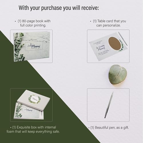 RM Group Funeral Guest Book for Memorial Service - Guestbook for Funeral - Memorial Books for Funeral - Funeral Guest Books Celebration of Life - Memorial Guest Book for Celebration of Life.