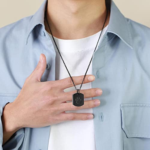 3 Pack Cremation Jewelry Dog Ashes Necklace for Women Men Pet Dog/Cat Urns for Ashes Cremation Jewelry Memorial Locket Gifts for Human