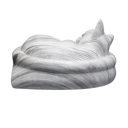 Cat Urn Small Pet Urn for Cat Ashes - Stylish Cat Urns for Ashes, Premium Quality Pet Urns for Cats(White) - color: White