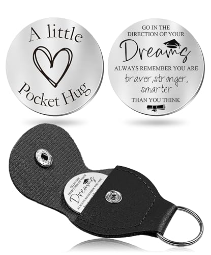 CINDYHE Pocket Hug Token keychain for Men Women Him Her(Graduation) - color: Graduation Gift