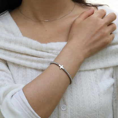 RZKING Cross Bracelet for Women, Christian Gifts for Women Friends Mom - style: Thank You