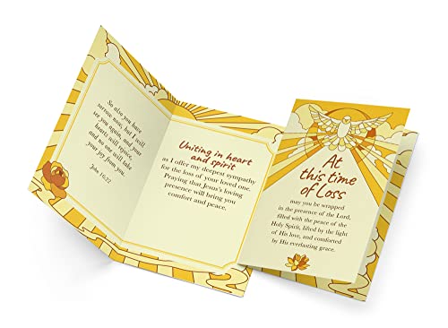 Assorted Religious Sympathy Cards 12 Pack, Prime Greetings, Made in America, Eco-Friendly, Thick Card Stock with Premium Envelope 5in x 7.75in, Packaged in Protective Mailer