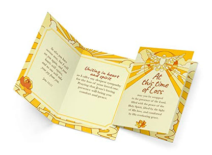 Assorted Religious Sympathy Cards 12 Pack, Prime Greetings, Made in America, Eco-Friendly, Thick Card Stock with Premium Envelope 5in x 7.75in, Packaged in Protective Mailer