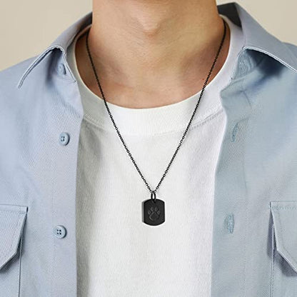 3 Pack Cremation Jewelry Dog Ashes Necklace for Women Men Pet Dog/Cat Urns for Ashes Cremation Jewelry Memorial Locket Gifts for Human