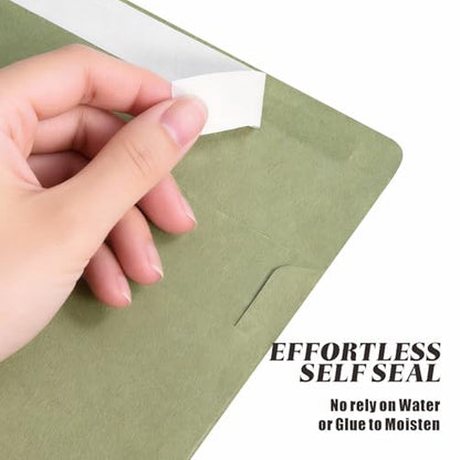 30 Sets A7 Cards & Envelopes 5x7, Sage Green & Cream White Folded Cards - color: Sage Green, size: 30 Pack A7 (5.31x7.28in) Cards and Envelopes