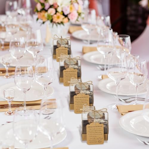 Nuanchu 12 Set Funeral Memorial Candles Holders Funeral Keepsakes, Classic