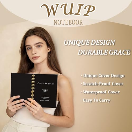 Letters to Heaven Grief Journal Notebook, Sympathy Notebooks Gifts for Loss of Loved One, Grief Journal for Women, in Loving Memory Sympathy Gifts Spiral Notebook 5.5x8.3