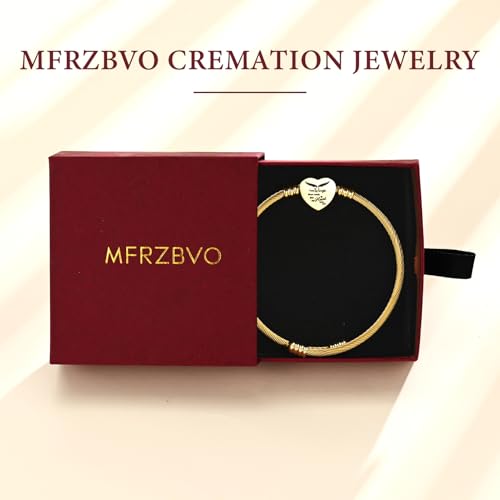 Cremation Jewelry Wing Heart Urn Bracelet for Human Ashes for Women Men Memorial Keepsake Cuff Bangle Bracelet - color: Customize