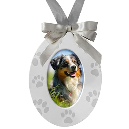 Green Pollywog Screenprinted Paw Print DIY Frame Ornament - style: Screenprinted Paw Picture Frame