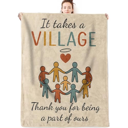 Thank You Gifts for Women Men Flannel Blanket,50x40inch,Colorful People Holding Hand Throw Blankets,for Teacher,Nurse,Volunteer,Bedroom,Sofa,Living Room,Camping Decor Throws - color: Thank You, size: 50x40 Inch
