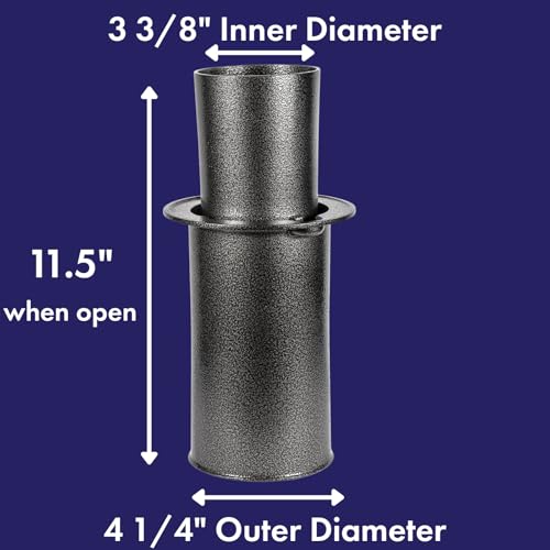 Lifetime Cemetery Vase – Antique Silver Vase Complete – Durable Memorial Flower Vase for Gravesites - color: Antique Silver
