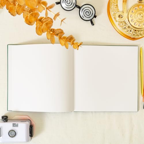 Calculs So Little So Loved Baby Shower Guest Book, Green - color: Green & Gold