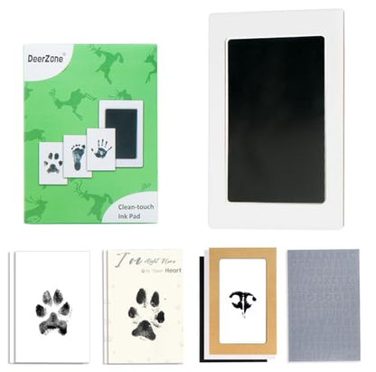 DeerZone Inkless Paw Print Kit,Dog Paw Print Kit,Dog Nose Print Kit - color: Black, size: Small-Medium 1 Pack