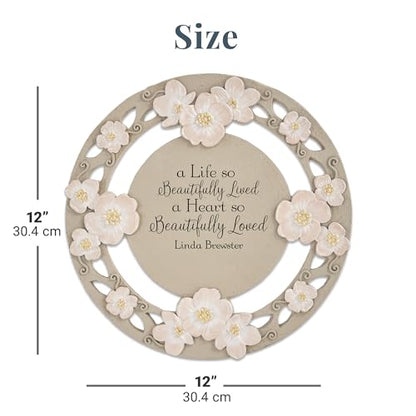 Let's Make Memories Personalized A Beautiful Life Sympathy Garden Stone - Garden Memorial - style: A Beautiful Life