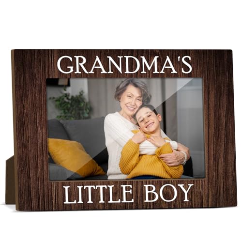 Grandmother Gifts Wooden Picture Frame for Desk - Grandchildren and New Baby Frame - First Time Grandma Gift 4x6 - Jk0256 - color: XK15