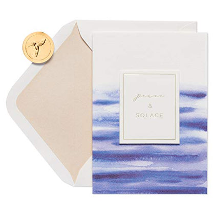 Papyrus Sympathy Card (There Are No Words) - color: Peace and Solace