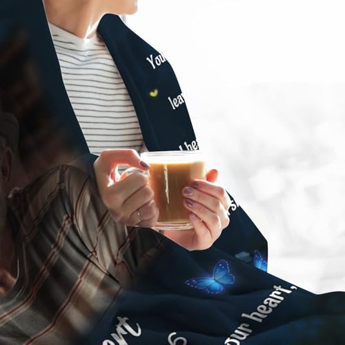 Vsmoedb Custom Memorial Blanket with Pictures for Loss of Loved One - color: Select16