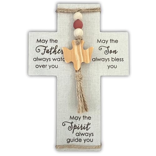Abbey + CA Gift Confirmed in Christ Wall Cross, Confirmation Gift for Christian Boys and Girls, Easel Back, 7 1/4 Inches - color: Confirmation