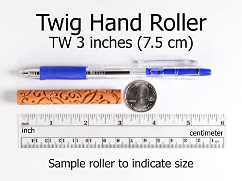 MKM Pottery Tools Wood Twig Rollers for Clay (TW-24 Honeycomb) - color: TW-24 Honeycomb