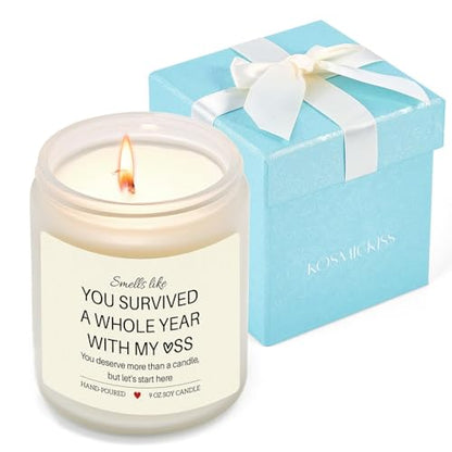 1 Year Anniversary Candle Gifts for Girlfriend, Boyfriend, Couple | Anniversary Wedding Gifts for Birthday Valentine's Day Gift for Wife Husband, Romantic Gift, Lavender Scented Candle - color: 1 Year Anniversary Candle Gifts