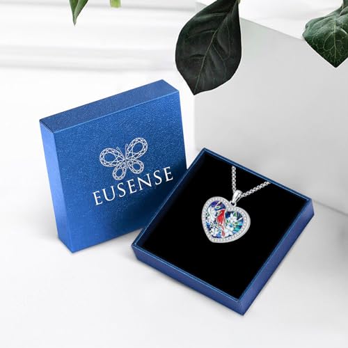 Picture Locket Necklace for Women Men Rose 14K Real Gold 925 Sterling Silver Jewelry Heart Locket Necklace that Holds Pictures Tree of Life Viking Wolf Celtic Knot St Christopher St Michael Pendant - color: H-Heart Locket-cardinal-6