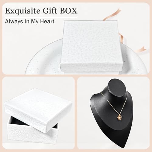 Paw Print Heart Pet Ashes Memorial Necklace with Mini Inner Box-Rose Gold | Pet Cremation Jewelry for Ashes, Cremation Urn Jewelry to Hold Dog & Cat Ashes Pendant with Box Filling Tools - color: Rose Gold
