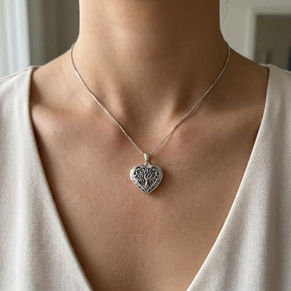 Poiuy Heart Locket Necklace for Women Photo Locket Necklace Gifts For Women | That Holds Pictures Locket Jewelry Anniversary Birthday Christmas Memento Gifts for Mom Daughter Women Girlfriend Sister - style: 04-tree of life