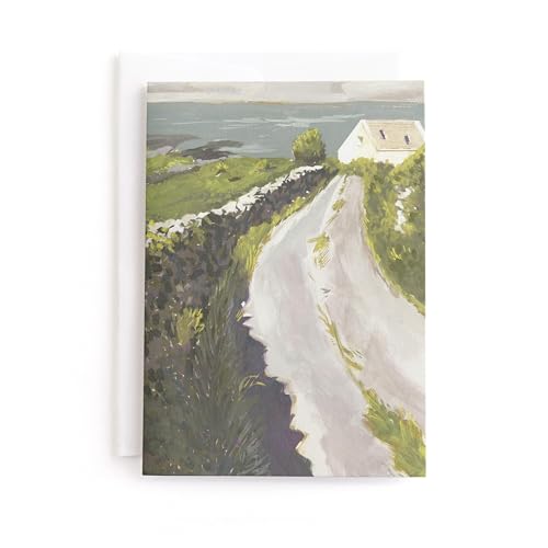 Minted | Blank Greeting Card, All Occassions, 5x7 w/Envelope | Inis Mor - color: Inis Mor