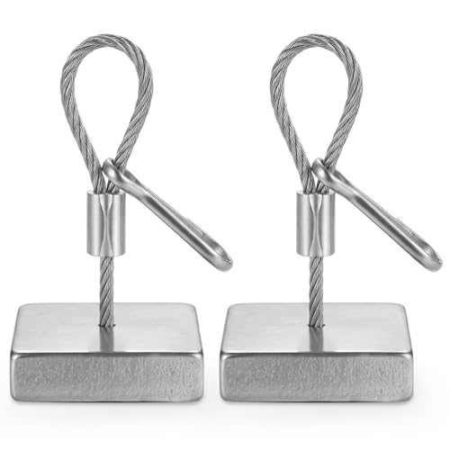 Zonon 2 Pack Stainless Steel Headstone Flower Arrangement Anchor Cemetery Wreath Holder with Rope and Hooks for Outdoor Grave Flower Saddle Wreaths Memorial Day Decoration