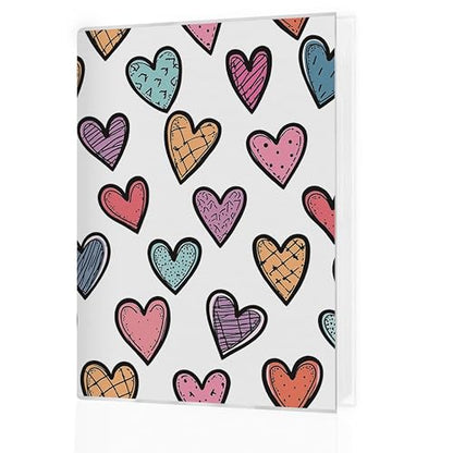 Colorful Heart Photo Albums 4x6 Pictures, Cute Heart Kids Boys Girls Toddler Small Memory Book Photo Album for Family Baby Wedding Anniversary Vacation Travel - color: Heart