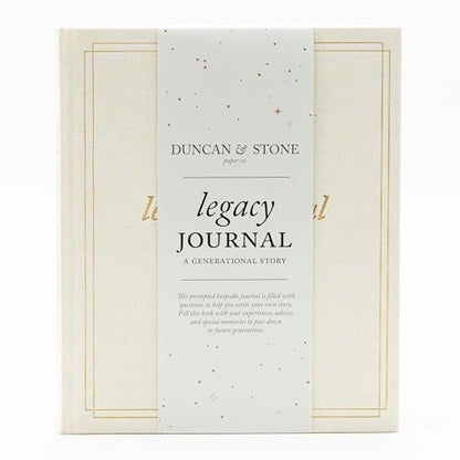 Duncan & Stone Legacy Journal for Grandparents, Memory Book, Ivory - style: Legacy Ivory