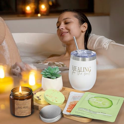 Thinking of You Care Package for Women - Get Well Soon GBasket for Sick Friend After Surgery Gifts Feel Better Gifts for Women, Sympathy Gift Baskets Sending Hugs, Self-Care Spa Gifts - style: Style 1