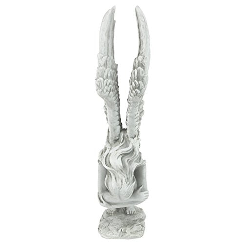 Design Toscano NG33765 Remembrance and Redemption Angel Religious Garden Statue, Medium 15 Inch, Ivory - style: MEDIUM REMEMBRANCE AND REDEMPTION