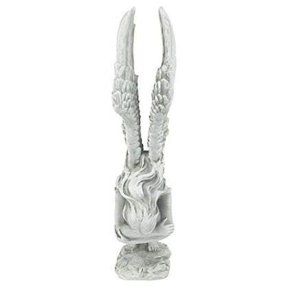 Design Toscano NG33765 Remembrance and Redemption Angel Religious Garden Statue, Medium 15 Inch, Ivory - style: MEDIUM REMEMBRANCE AND REDEMPTION