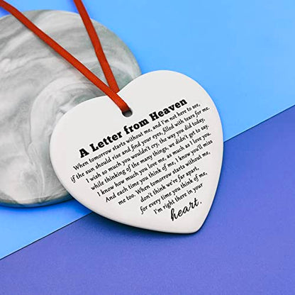 Sympathy Gifts for Loss of Mom Christmas Ornament Gifts Remembrance Memorial Presents for Loss of Mother Dad Daughter Son Husband Wife pet Ornament Hanging Sign Sympathy Condolence Presents