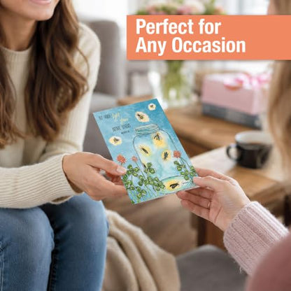 Current Thinking of You Greeting Cards | Multiple Blessings, 20 Count, 10 Designs, 5" x 7" Folded, Envelopes Included, Holiday, Value Pack - style: Multiple Blessing2