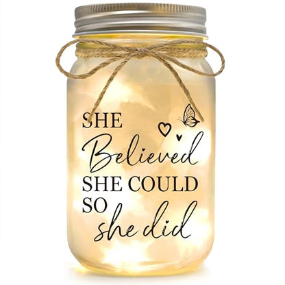 Congratulations Gifts for Women, She Believed She Could so She Did - color: Congratulations