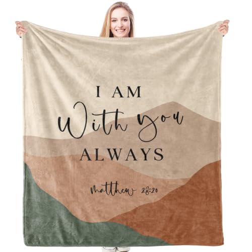 HIWX Boho Christian Religious Mountain Throw Blanket 50x60 Inches Always - color: Always 1, size: 50“L x 60”W