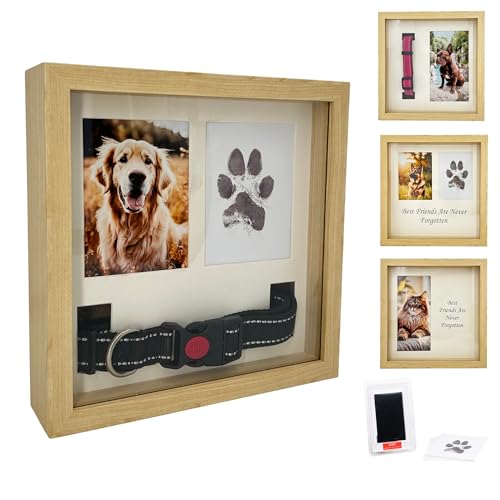 OtterPets Paw Print Kit for Dogs 9x9, 4 customizable displays (Natural) - color: Natural