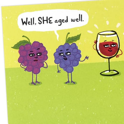 Hallmark Shoebox Funny Birthday Card for Her (Well, SHE Aged Well) - style: Well, SHE aged well