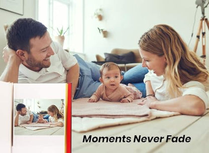 Adventure Book Photo Album 13x11.5 Self Adhesive Scrapbook | DIY memory book for couples, meaningful keepsake, travel photos, tickets, notes, and 3x5 to 8x10 pictures - color: Leather Brown (13"x11.5")