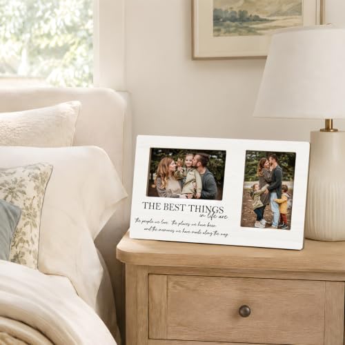 Family Double Picture Frame 4x6, Friends Two Photo Frame - color: color-3
