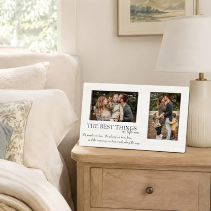 Family Double Picture Frame 4x6, Friends Two Photo Frame - color: color-3
