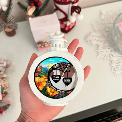 Custom Memorial Gift Lantern Ornament I'm Always with You- Personalized Photo Lantern Night Light, Pet Memorial Personalized Candlelight, Memory Lanterns for Loss Loved Ones Christmas Tree (#5)