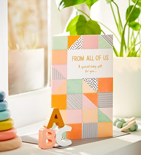 American Greetings Baby Shower Card from Us (Everything Happy) - color: Everything Happy