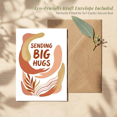 Sympathy Card, Sending Big Hugs Get Well Soon For - color: Sympathy Card 015
