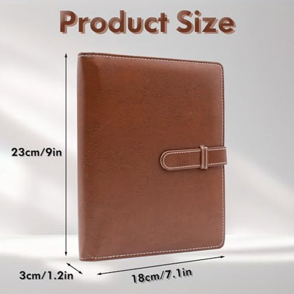 Photo Albums 4x6 Pictures – 152 Pockets Vegan Leather Cover Memory Album Book, Suitable for Family Wedding Boys Girls and Babies Storage (Brown) - color: Brown