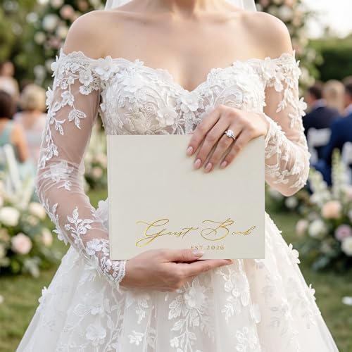 LITIVY Wedding Guest Book and Vow Book 2026